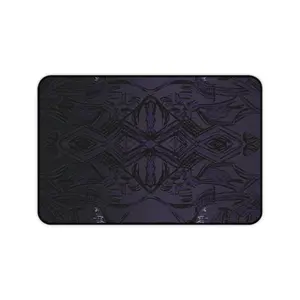 Abstract Purple Desk Mat