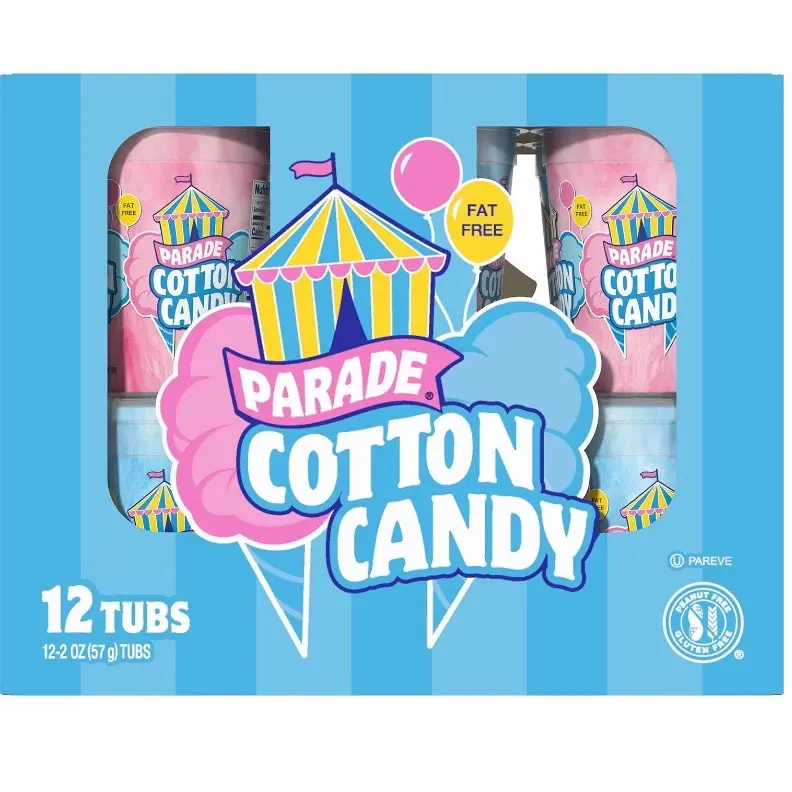 Cotton Candy, 2 oz Individual Packs, 12-Count Bulk Package