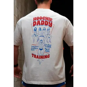 HOOCHIE DADDY TRAINING (OFF WHITE) OVERSIZED TEE