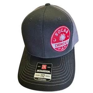 Socar Chemical Logo Hat - Richardson 112 Trucker Hat with New OFFSET DESIGN