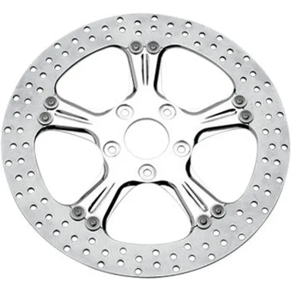 PERFORMANCE MACHINE (PM) Two-Piece Rear Brake Rotor - Wrath - Chrome - 11.5" - '00-'17