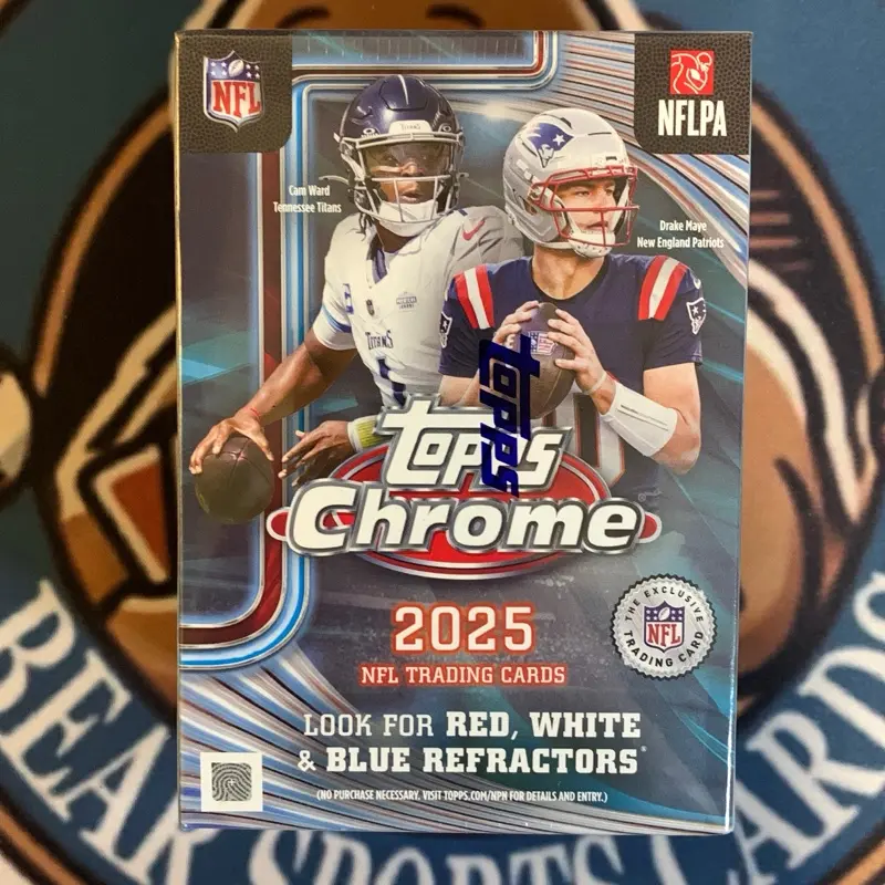 2025 Topps Chrome NFL Blaster Box
