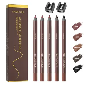 5PCS Waterproof Eyeliner Pencil Set – Smudge-Resistant Long-Lasting Eye Liner with Smooth Creamy Formula, Easy to Apply Multi-Color Eye Makeup Pencils for Daily Wear, Party Looks and Beginners.