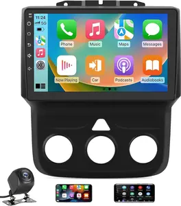 2026 Upgrade Car Radio Stereo for Dodge Ram 1500 2500 3500 2013-2018 (Manual AC) Head Unit Upgrade Replacement, 9" TouchScreen with Wireless CarPlay&Android Auto, 2+64GB, GPS, Backup Camera