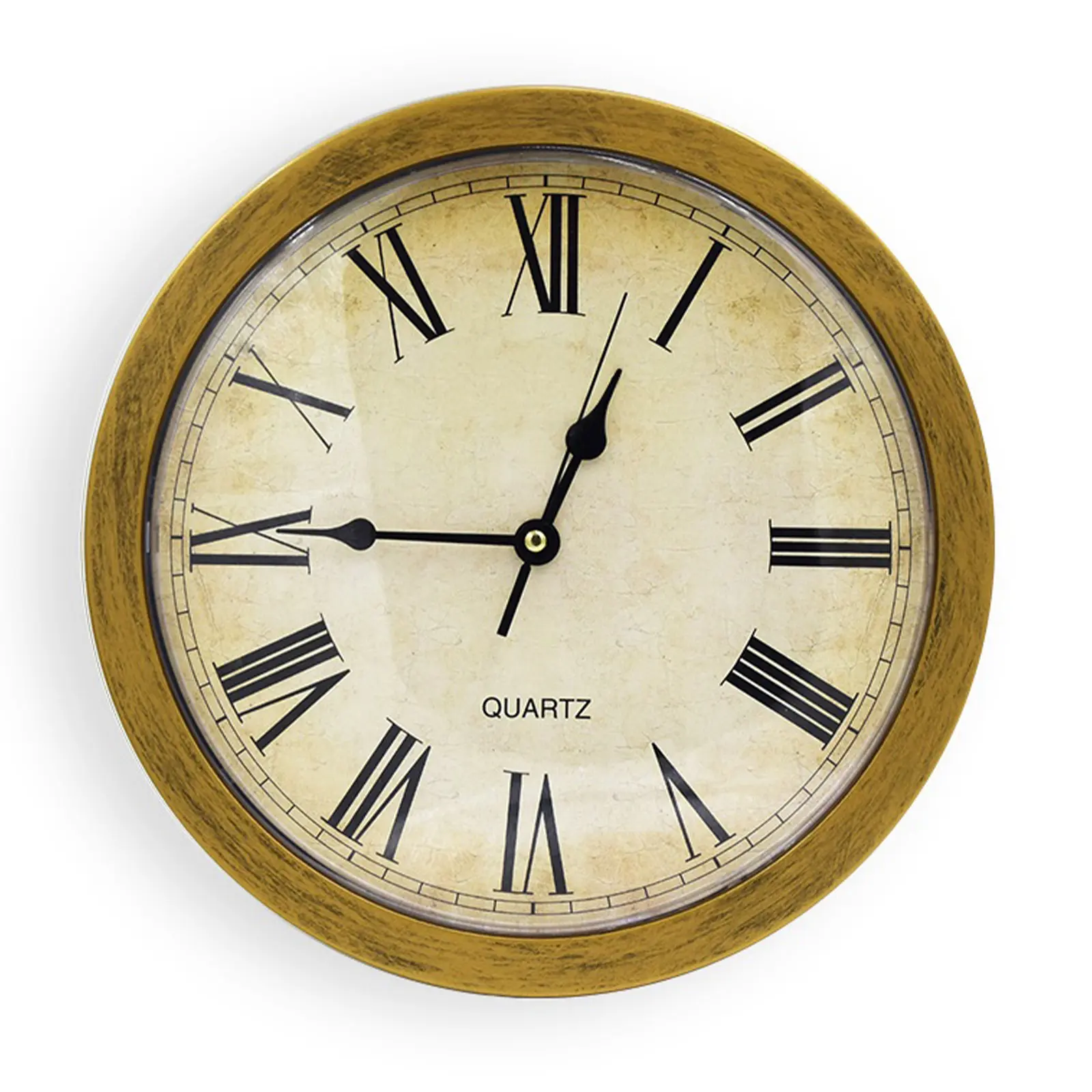 Plastic Secret Safe Wall Clock 10-Inch Vintage Decor Clock Diversion Safe Creative Wall Clock Hidden Safe Box for Cash Jewelry Keys Valueables