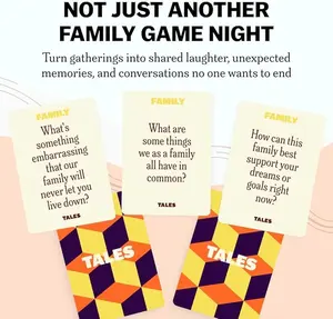 Family Edition Conversation Cards, Interactive Talking Cards for Families Adults Teens & Kids, Fun Icebreaker Prompts for Family Dinners Game Nights & Gatherings, Help Build Meaningful Connections & Strong Family Bonding