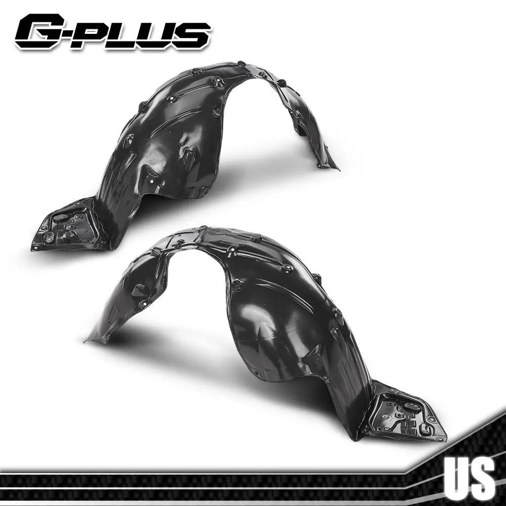 Fits 2017–2019 Honda Civic Hatchback Sport Front Left and Right Fender Liner Set
