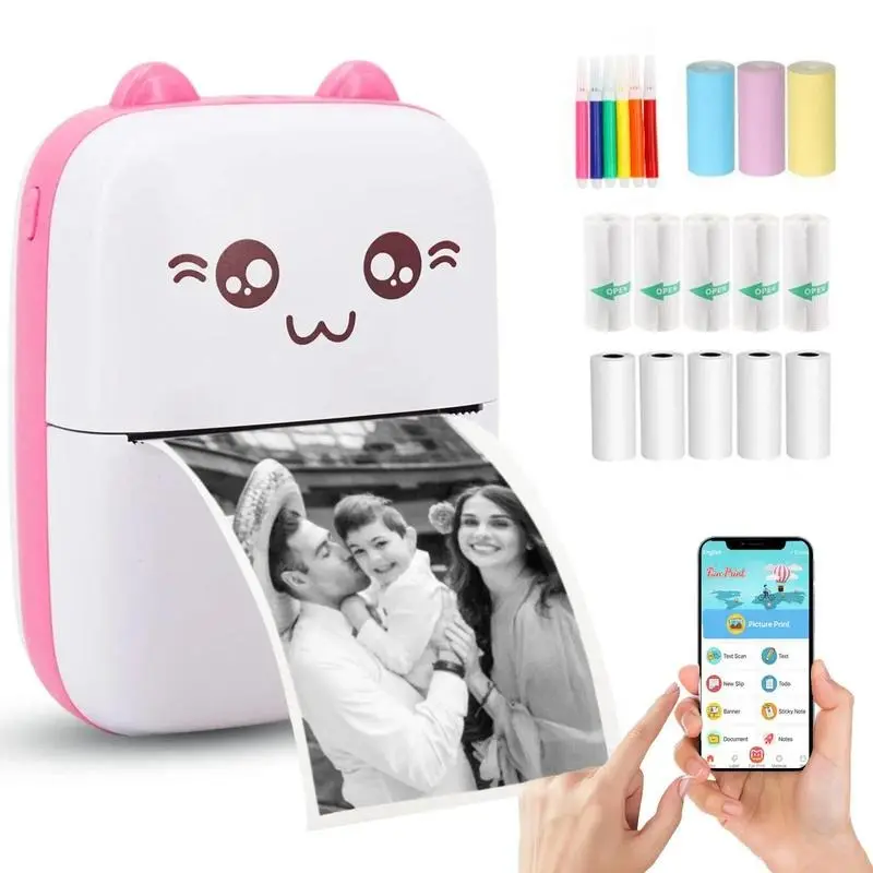 Middle School Students' Kids Inkless Printer Error Photos for Sale