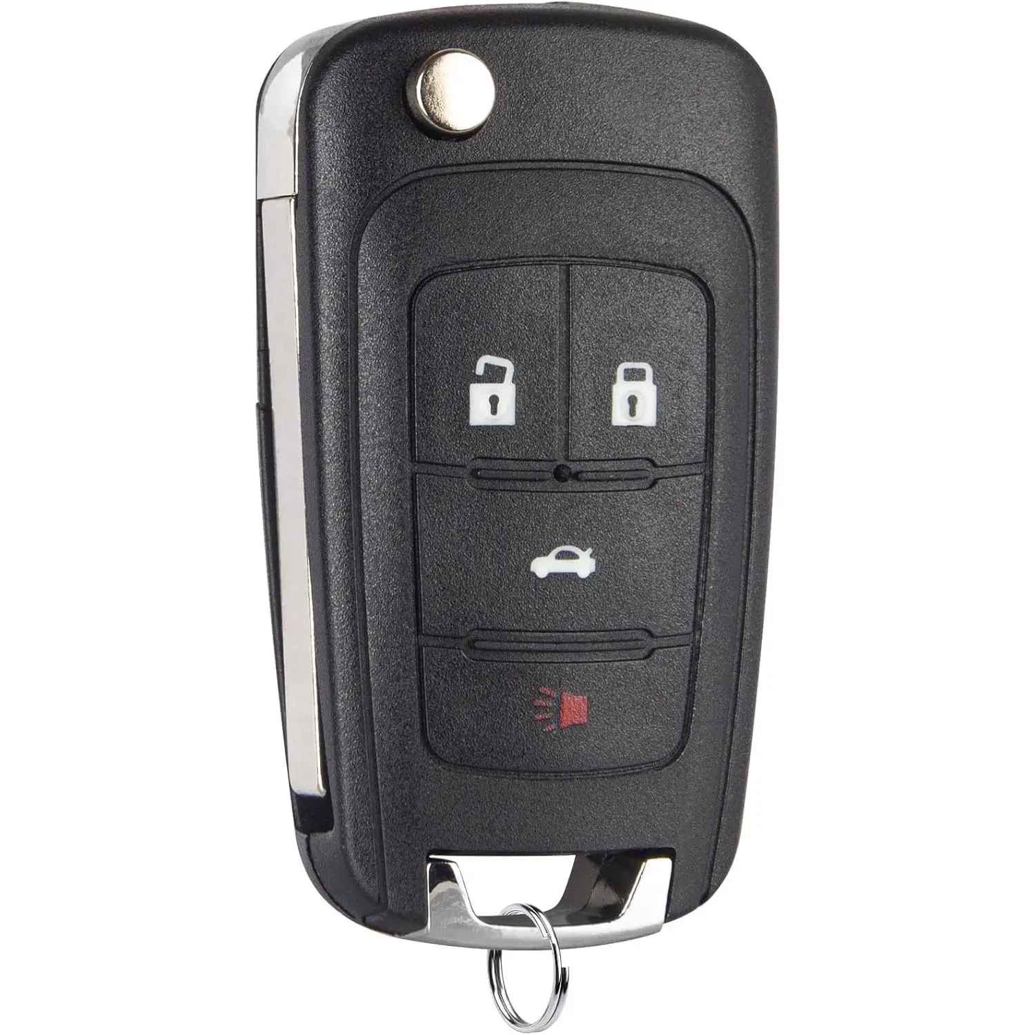 Key Fob Keyless Entry Remote Compatible with Chevy Cruze/Camaro/Impala/Equinox/GMC Terrain/Buick Lacrosse/Regal/Verano/Encore 2010-2019 Car Key Replacement for OHT01060512, 1-Pack (4 Buttons)Gift.