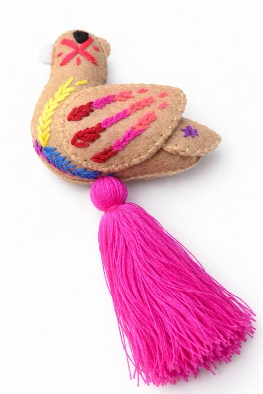 ️ “Paloma de Luz” – Handcrafted Chiapas Dove Ornament