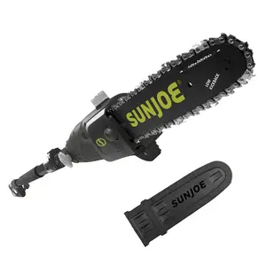 Sun Joe 10 Inch 8 Amp Electric 15 Foot Telescoping Multi Angle Pole Chainsaw