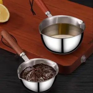 Stainless steel multi-functional deep fryer for household use, small oil pan, small fryer for skewers, electromagnetic stove, mini energy-saving fryer