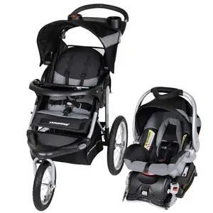 Baby Trend® Millennium White Expedition® Jogger Travel System w/ EZ Flex-Loc® 30 Infant Car Seat