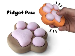 Paw Click Sensory Fidget Toy – Satisfying Push Button Stress Reliever