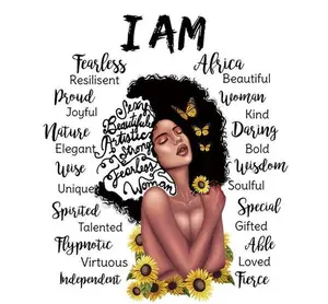 I Am Fearless Vinyl Sticker for Laptop & Windows - Matte Finish