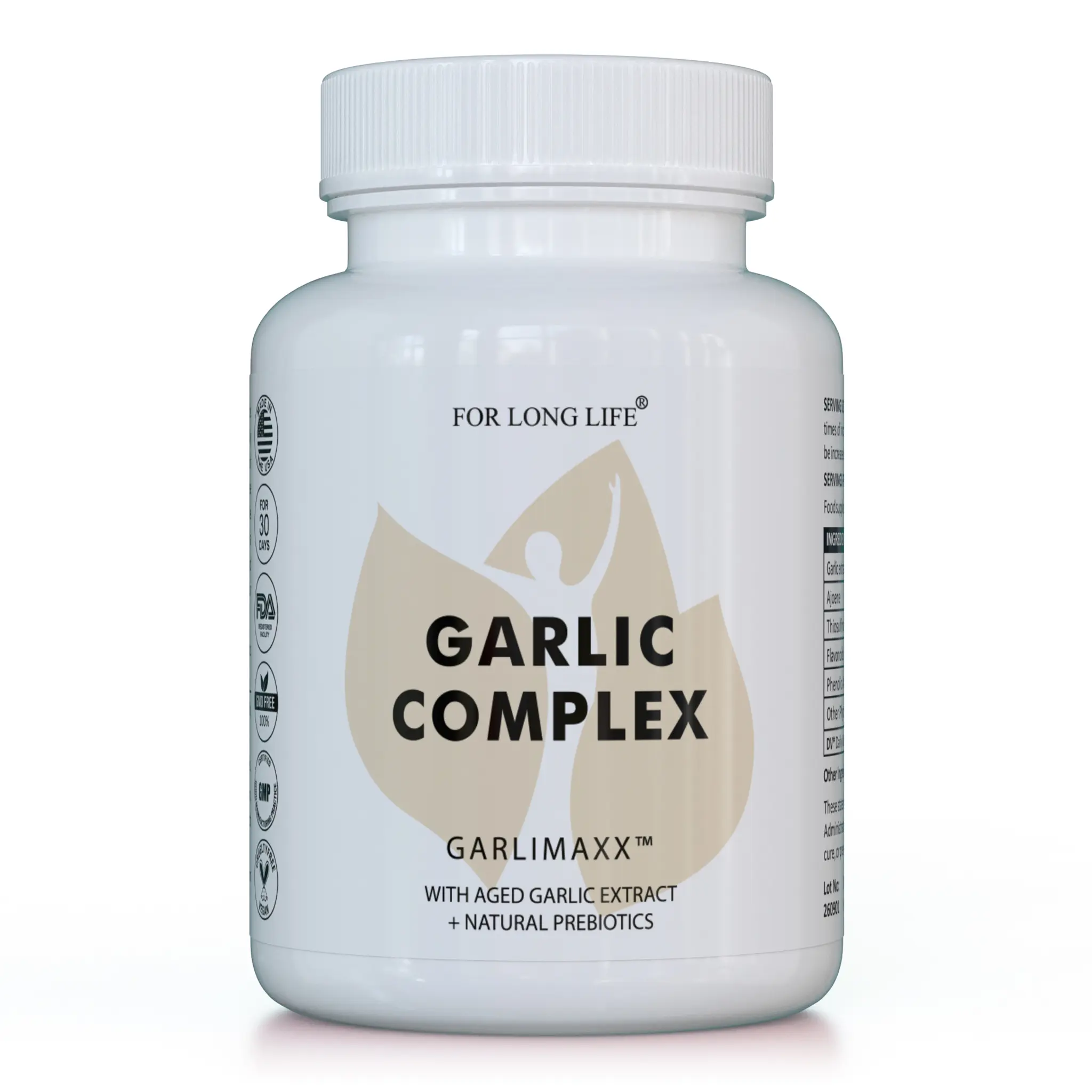GARLIMAXX Full-Spectrum Garlic Dietary Supplement - Healthy Support for Heart, Immune Function