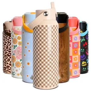 Elemental Core 40 oz Stainless Steel Water Bottle with Straw - Leak Proof, Double Wall Insulated, BPA-Free, Gym, Travel, Dishwasher-Safe