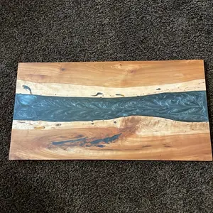 Epoxy River Charcuterie Board - Durable & Eco-Friendly Charcuterie Board for Serving