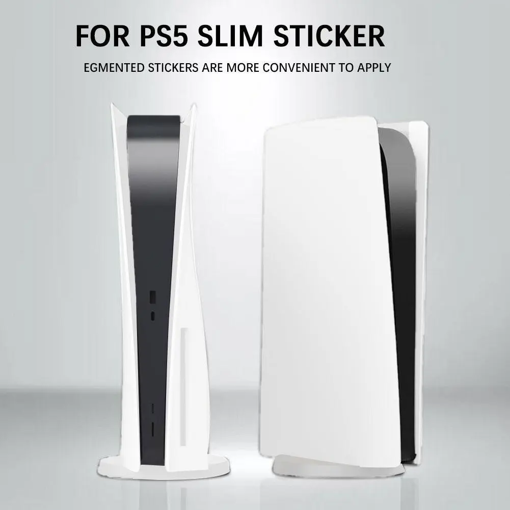 Sticker for ps5 Slim Console Matte Carbon Fiber Skin Cover Sticker Host Center Decals For Sony Console 5