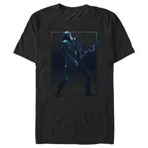 Men's Stranger Things Eddie Munson and His Guitar T-Shirt