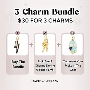(3 CHARM BUNDLE) Pick Your Charms On TT LIVE