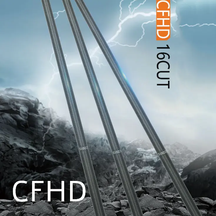MATRIX SHAFT CFHD Mangsa Raw Uncut Golf Driver Shaft - Patented Hexadecagonal Design, Stable & Directional, Fast-Transmitting, High-End Materials for Long-Distance Superior Performance, Golf Drivers