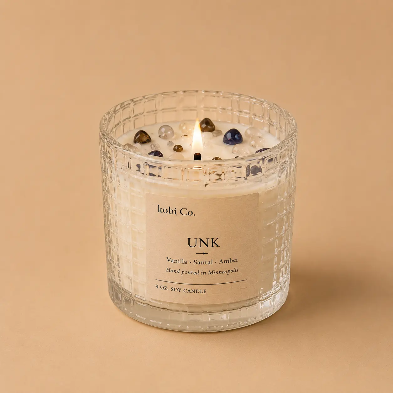 UNK Limited Edition Candle | Musk Vetiver & Amber Luxury Soy Candle
