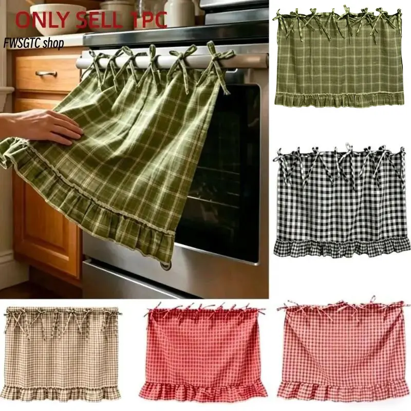 Handmade Farmhouse Style Oven Apron, Heat-Resistant Kitchen Clutter Cover. Easy Install Decor Fits Oven, Washer & Dishwasher, Practical Accessory for Home Cooking & Daily Kitchen Use