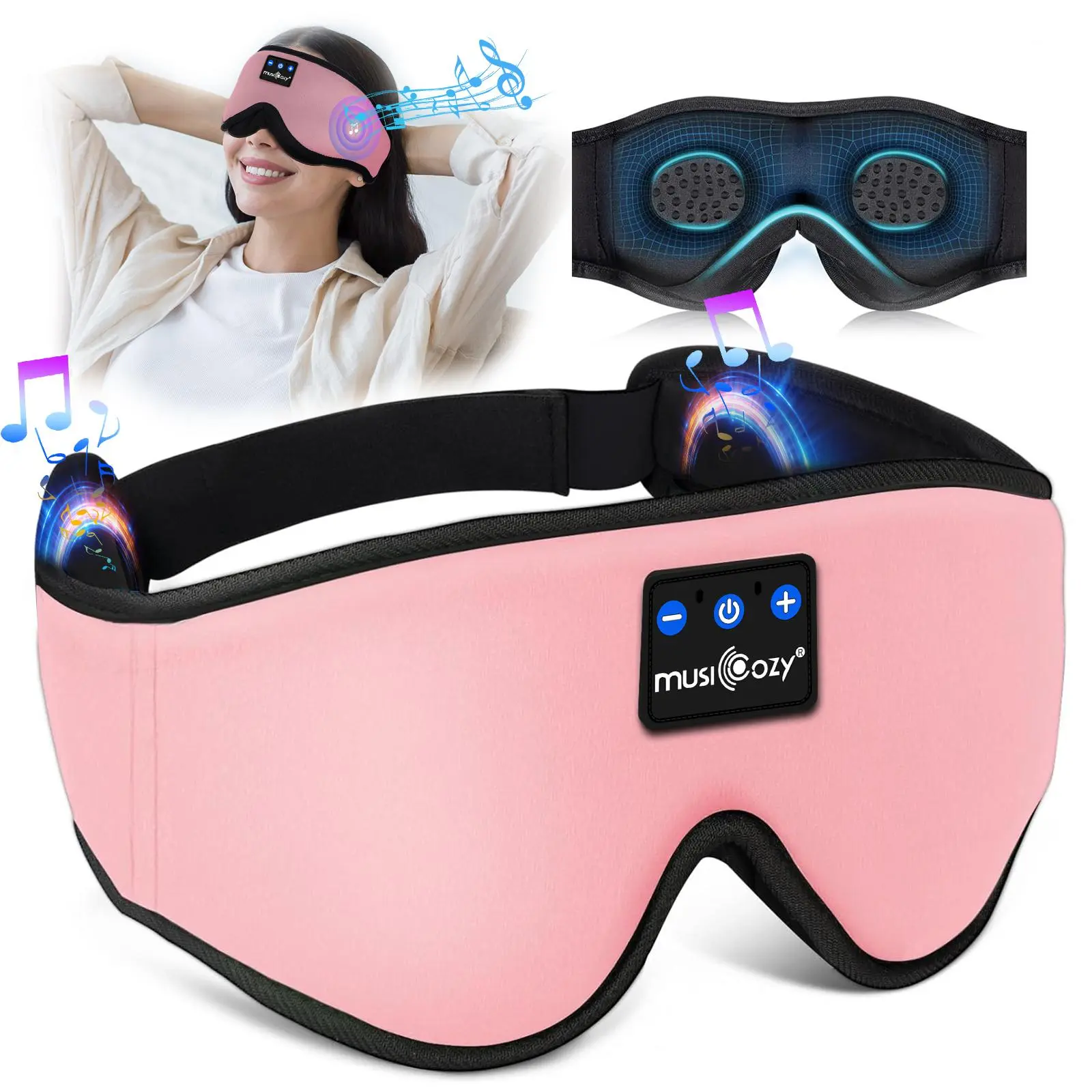 Eye Mask -Red (3 in 1)