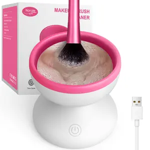 Electric Makeup Brush Cleaner Machine, Norate Portable Makeup Brush Cleaner for All Size Makeup Brushes