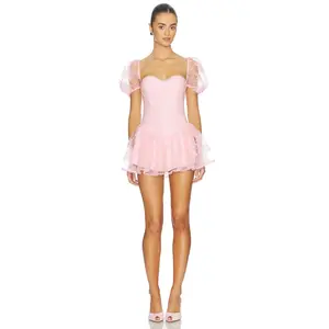 MAJORELLE Scarlett Romper in Light Pink