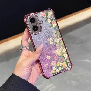 1 Piece For 17 Green Butterfly Designed For Casual With Flexible And Impact Resistant Compatible With iPhone 17 Cover