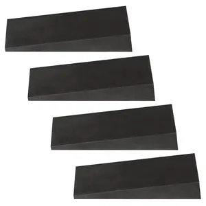 4 PCS Beveled Washers, 4" x 2" Flange Wedges Shim for Leveling, Underpinning, Carbon