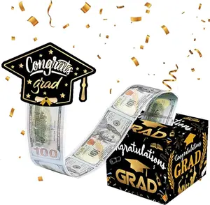 Graduation Money Box for Cash Gift Pull,Graduation Gifts for Women Men,Funny Graduation Gifts for College,Graduation Money Holder for Party Decorations