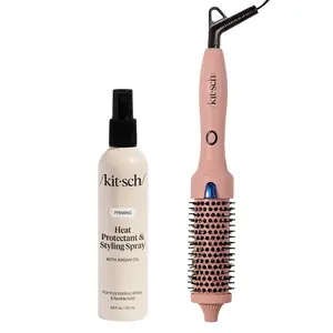 Heat Protectant + Thermal Round Brush Bundle Heat Protectant + Thermal Round Brush Bundle