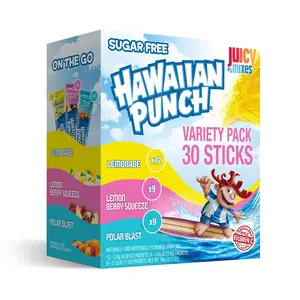 Juicy Mixes Hawaiian Punch Drink Mix | 30 Count Variety Pack | (Lemonade, Lemon Berry Squeeze, Polar Blast)