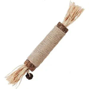 Tocirelo Catnip Toys Silvervine Sticks - 12-Pack Natural Cat Chew Toys for Bored Indoor Cats Teeth Cleaning, Matatabi Sticks Treats with Feather and Bell, Kitten Teething Calming Products