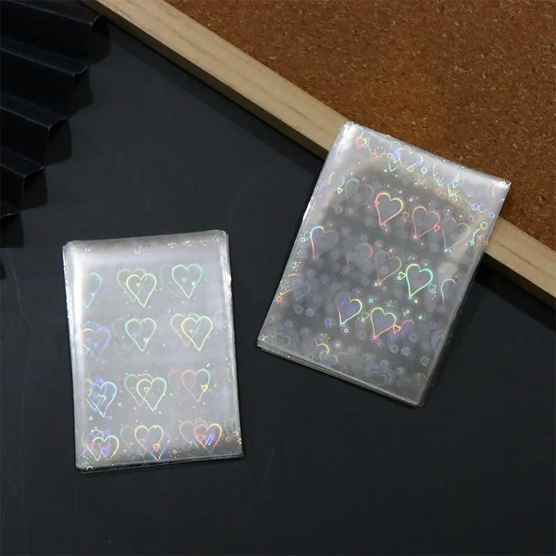 Heart Pattern Photocard Sleeve, 50pcs/pack Laser Card Sleeve, Holographic Film for Card Making, DIY Scrapbooking Supplies, Gifts & Wrapping Supplie - TikTok Shop Heart Pattern Photocard Sleeve, 50pcs/pack Laser Card Sleeve, Holographic Film for Card Making, DIY Scrapbooking Supplies, Gifts & Wrapping Supplie - TikTok Shop
