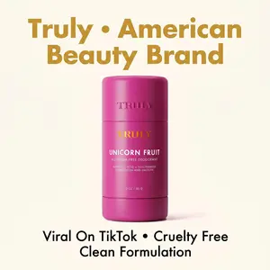 Unicorn Fruit Brightening and Smoothing Deodorant – Aluminum-Free, Fights Odor-Causing Bacteria with Papaya Enzymes & Mango Butter – Helps Fade Dark Underarm Discoloration – Removes Impurities & Dead Skin – Sweet Cotton Candy Scent