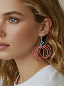 1pc/Elegant Pumpkin Pendant Earrings for Women, Halloween Holiday Accessory, Unique Personal Style Jewelry, Perfect Gift Idea