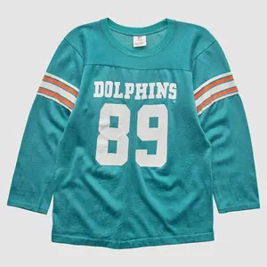 Miami Dolphins Rawlings 80s T-Shirt - Teal - XS
