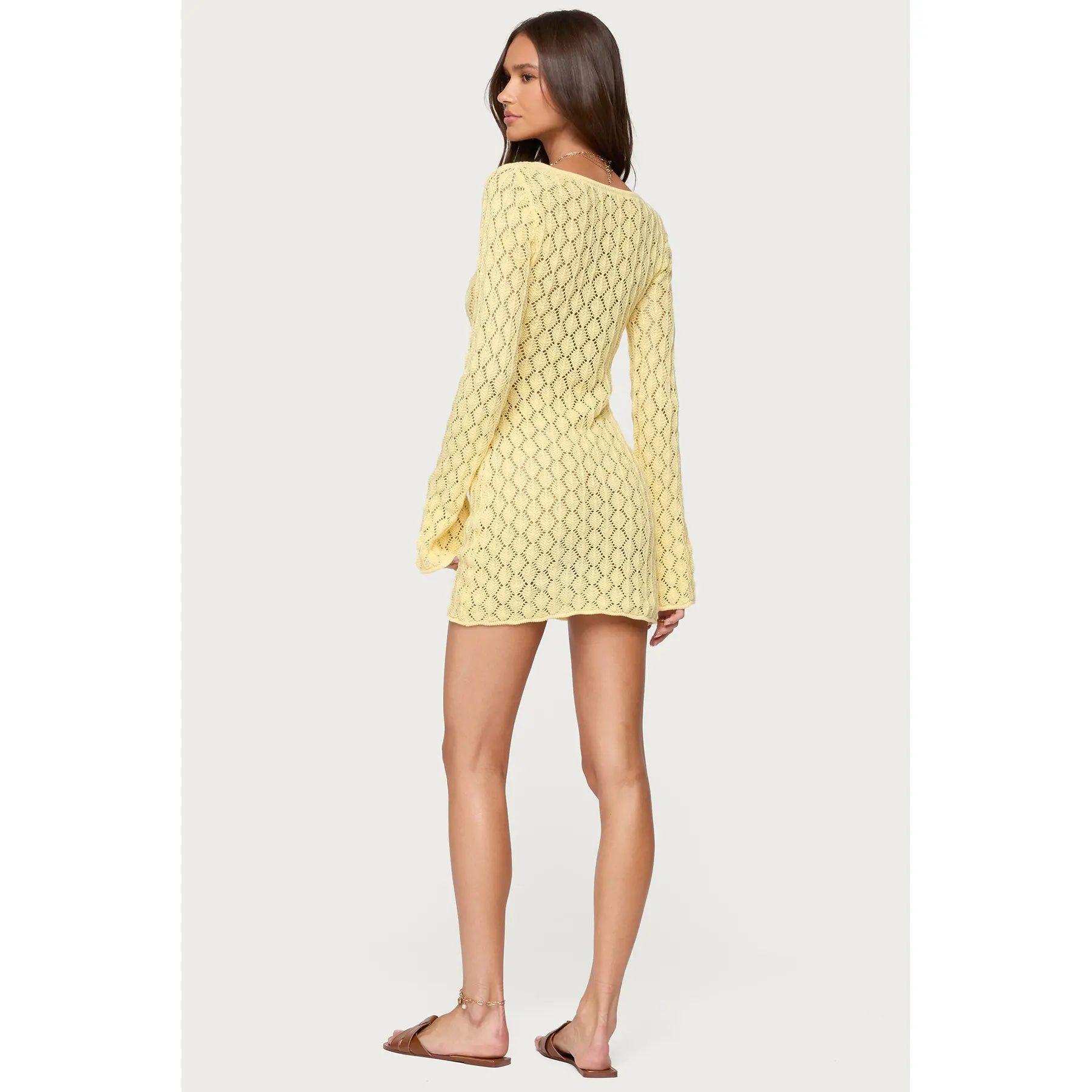 Brie Cut Out Crochet Mini Dress - TikTok Shop