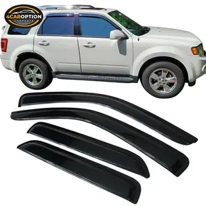Fits 01-12 Ford Escape 08-11 Mazda Tribute Window Visors Rain Sun Guard Vent 4Pc