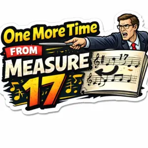 One More Time From Measure 17 Die-cut stickers