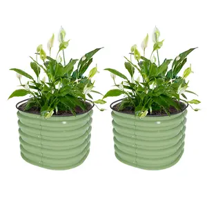 17'' Tall 24'' Round Shaped  Raised Garden Bed【Vegega】