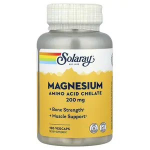 Solaray Magnesium, 200 mg, 100 VegCaps
