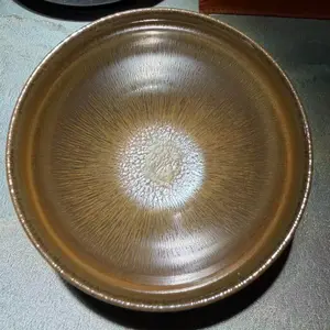 “All Rivers Flow to the Sea” Rabbit-Hair-Patterned Jian Zhan Teacup