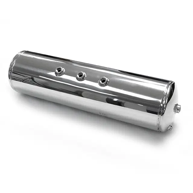 Peterbilt Polished Aluminum 9.5 Inch Diameter Air Tank