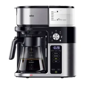 Braun 50 oz MultiServe Coffee Maker Plus 10-Cup Pod Free Drip 7 Sizes / Hot