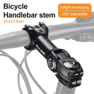 Adjustable Mountain Bike Handlebar Riser, Angle Adjustable Handlebar Extender, Diameter 25.4/31.8mm, Heightened Extension